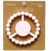 Wholesale - 1pc Silicone Peace Teether - Pink "Little Taste Tester" C/P 100, UPC: 195010118644